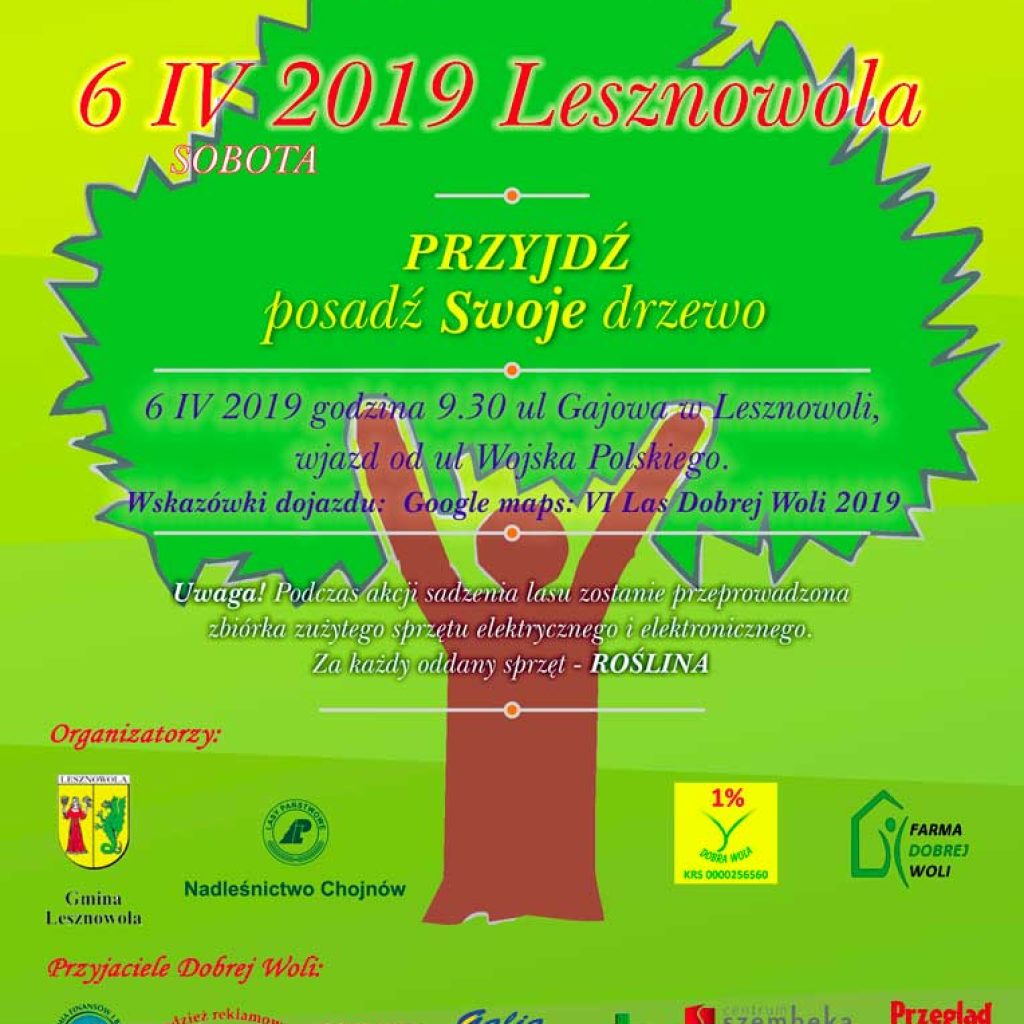 Sadzenie lasu - plakat