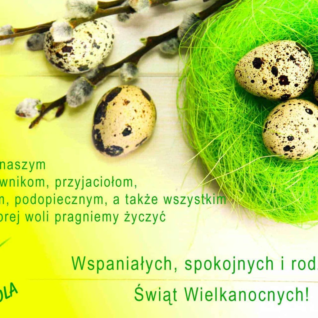Spokojnych i Zdrowych Świąt Wielkanocnych!