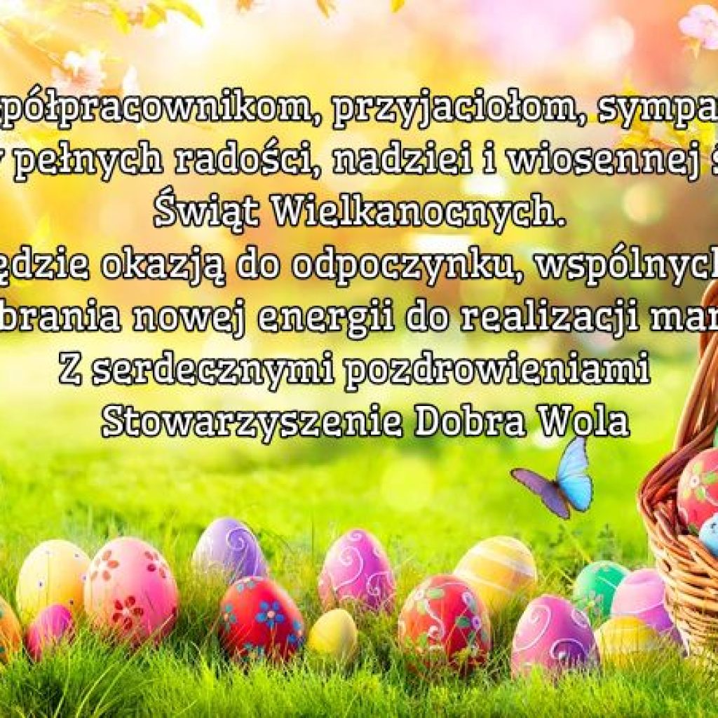 Spokojnych i Zdrowych Świąt Wielkanocnych!