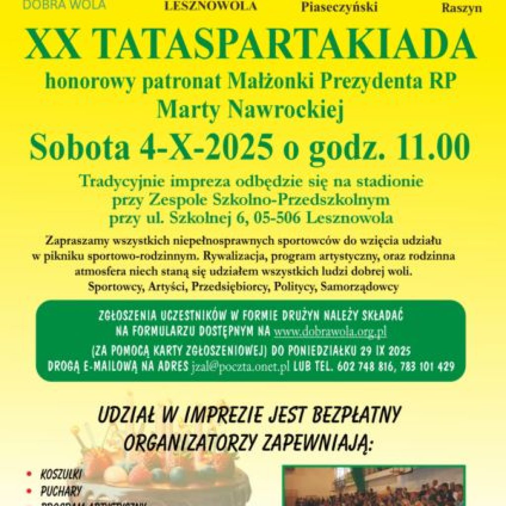 XX Tataspartakiada Dobrej Woli 2025