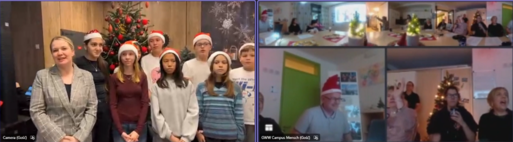 Wieczór Mikołajkowo-Gwiazdkowy Dobrej Woli 2025 – z udziałem osób z niepełnosprawnościami, spotkanie z administracją miejską oraz wspólne odśpiewanie kolędy Cicha Noc wraz z przyjaciółmi z Niemiec i Polski