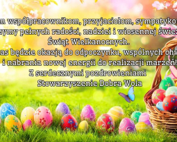 Spokojnych i Zdrowych Świąt Wielkanocnych!